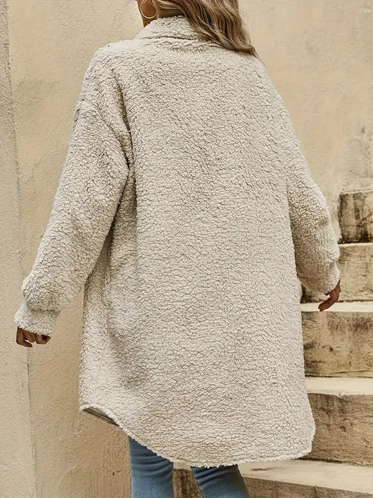 R&B | Weiche Jacke mit Knöpfen