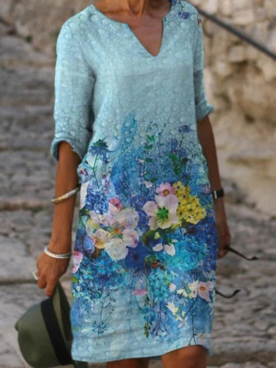 R&B | Bezauberndes Kleid mit Blumenmuster