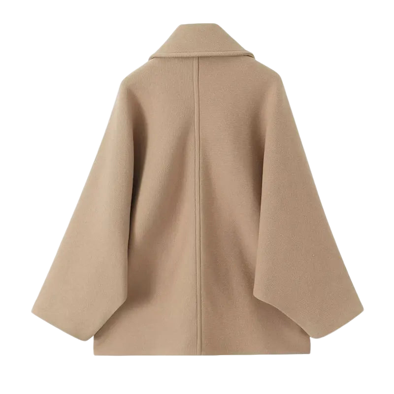 R&B | Damen Übergangsjacke Im Oversized-Stil mit Knopfverschluss