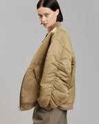R&B Damen Oversize Bomberjacke mit Reißverschluss