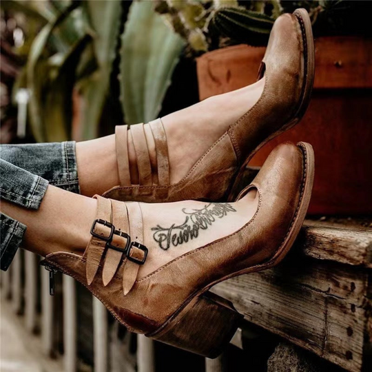 R&B | Leder Stiefeletten