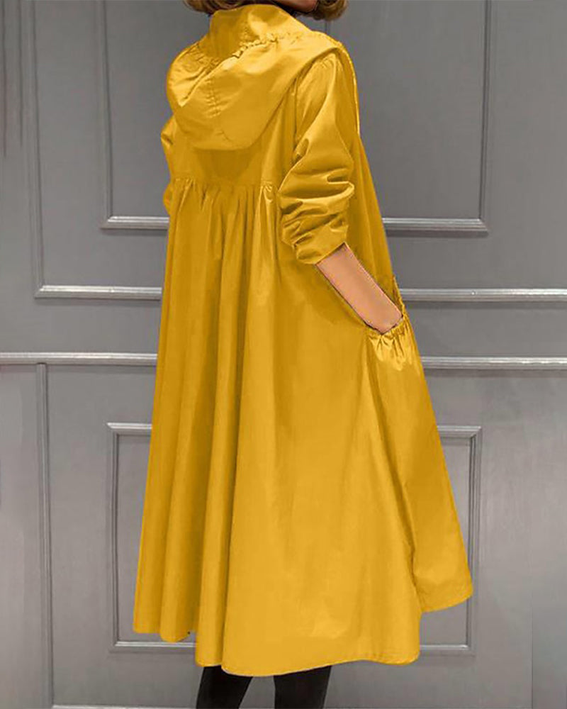 R&B | Langer Trenchcoat Mit