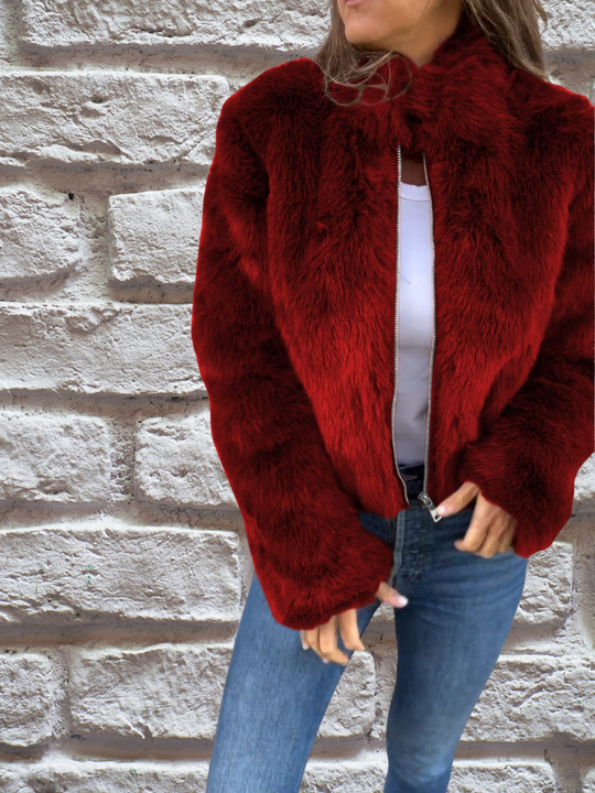 R&B | Luxus Damen-Felljacke