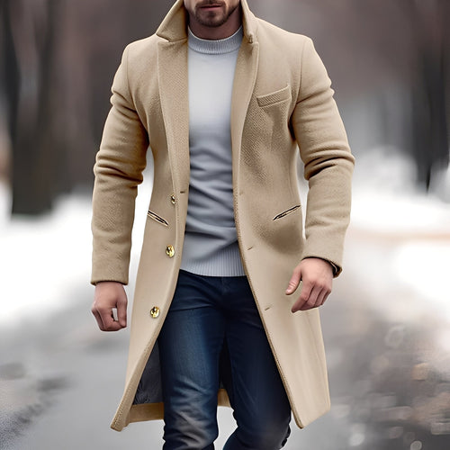 R&B | Schick, Mittellanger Wollmantel für Herren