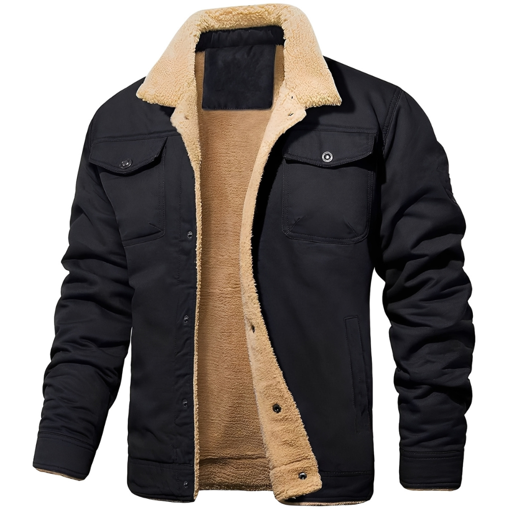 R&B | Freizeit, warm gefütterte Jacke für Männer