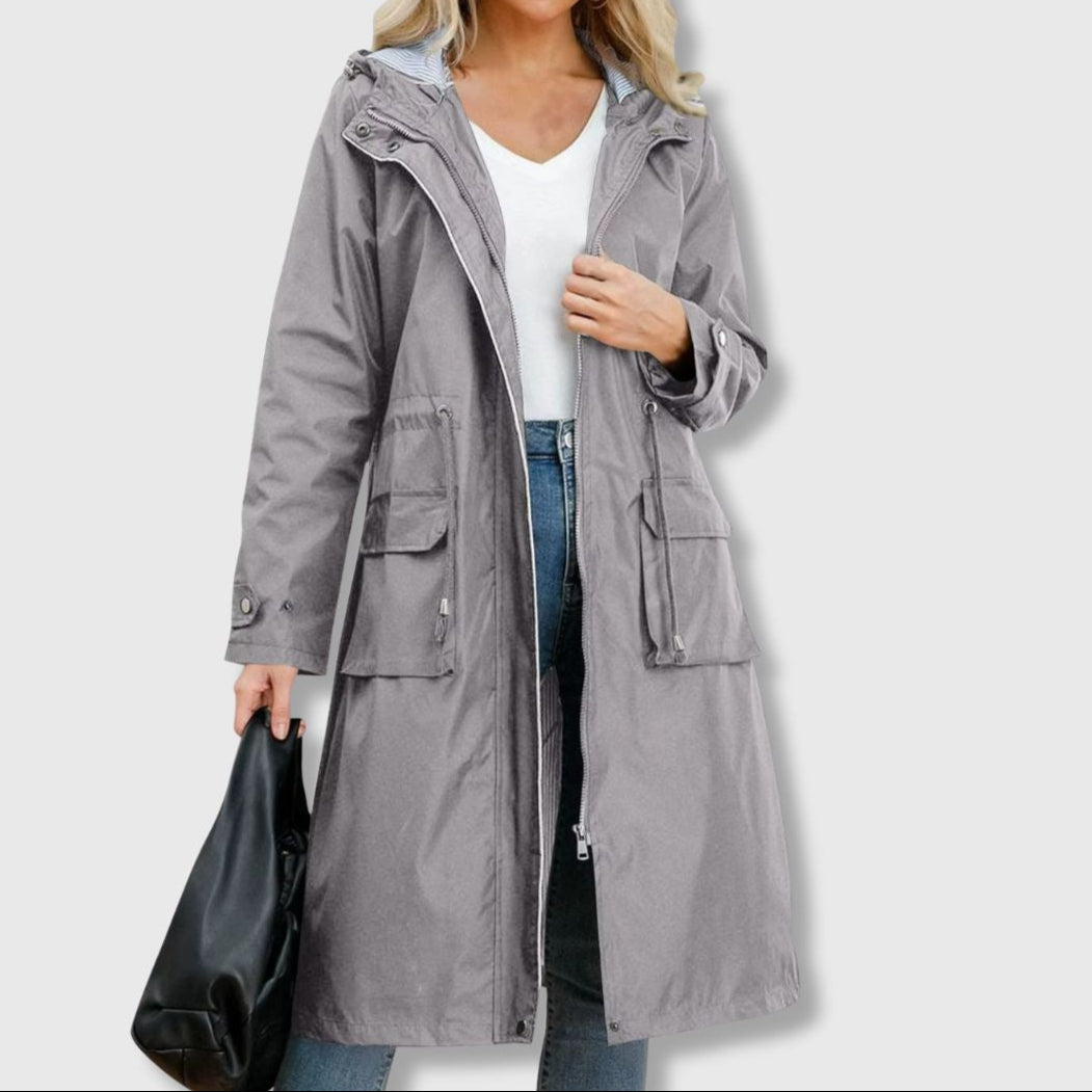 R&B | Lange Jacke mit Klassischer Silhouette