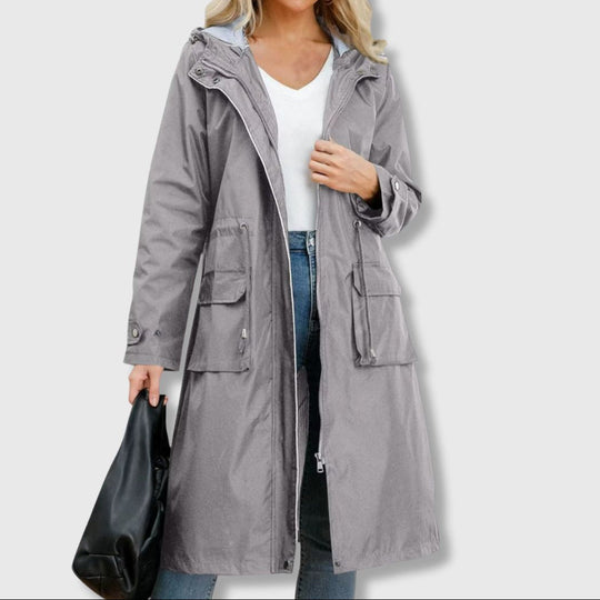 R&B | Lange Jacke mit Klassischer Silhouette