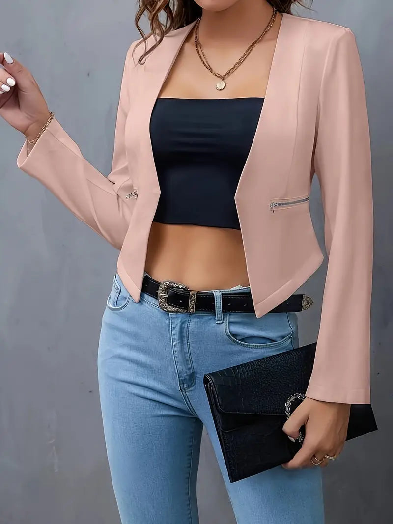 R&B | Blazer mit Reißverschlusstaschen