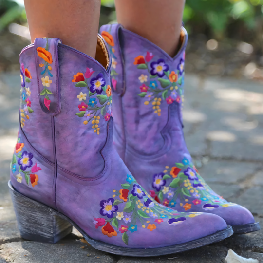 R&B | Wetterfeste Cowgirl-Stiefel im Vintage-Stil
