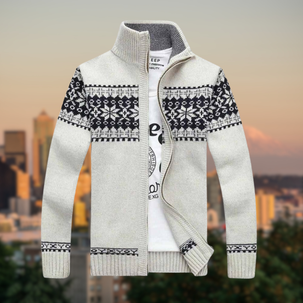 R&B | Sweatshirt mit Stehkragen