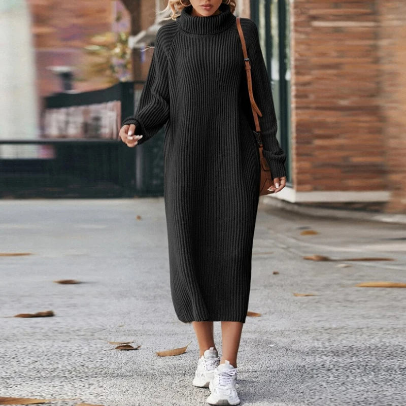 R&B | Bequemes Strickkleid Damen