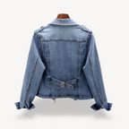 R&B | Denim Bikerjacke für Damen