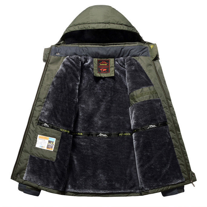 R&B | Gefütterte Herrenjacke mit Kapuze - Cavalieri