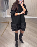 R&B | Kleid mit Patchwork Blütenblättern