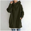R&B | Fleece-Hoodie mit Reißverschluss