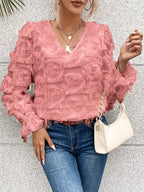 R&B | Elegantes Top mit Fransen-details Polyester Stilvoll und Bequem