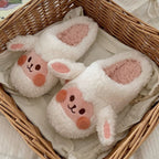 Flauschige Tierpantoffeln