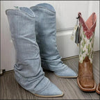 Winterfeste Denim Boots für Damen R&B