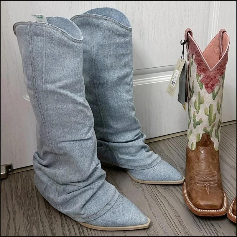 Winterfeste Denim Boots für Damen R&B