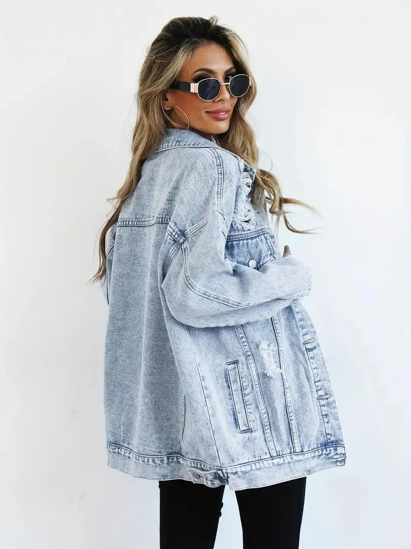 R&B | Oversized Jeansjacke für Damen
