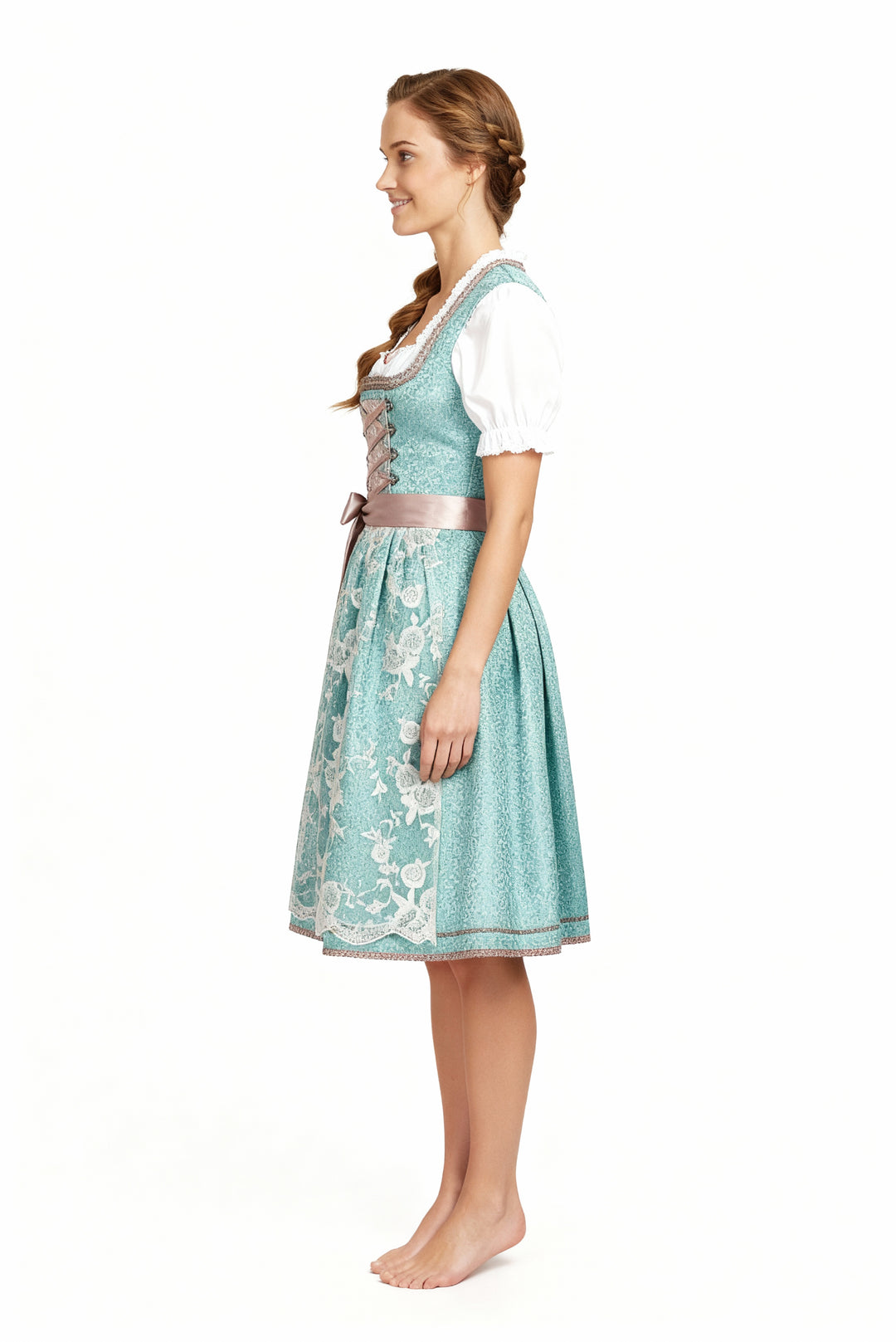 R&B | Einzigartige Damen Tracht mit Schürze Perfekt für Oktoberfest