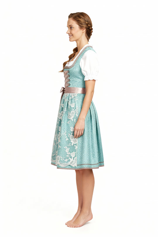 R&B | Einzigartige Damen Tracht mit Schürze Perfekt für Oktoberfest