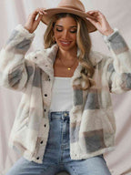 R&B | Kragenhemd Plaid Mantel