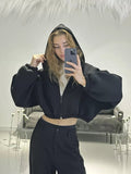 R&B | Lässig, Leicht, Kurze Sport Hoodie Jacke