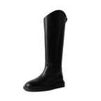 Schwarz hohe stiefel mit absatz