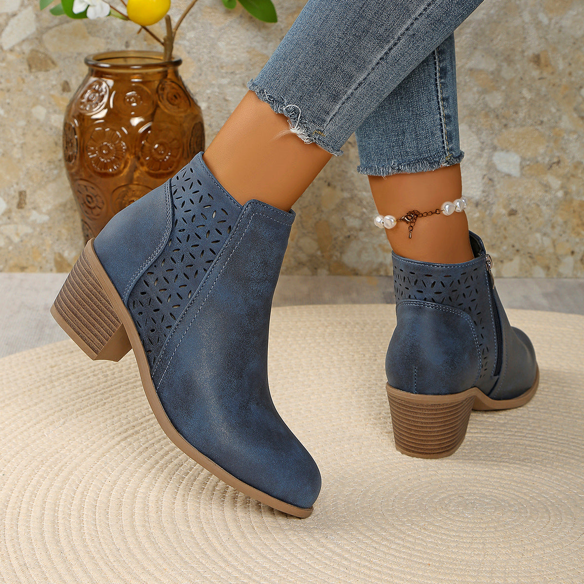 Damen-Stiefeletten aus Leder, orthopädisch & komfortabel R&B R&B
