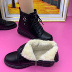 Leder-Winterstiefeletten R&B R&B