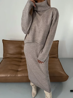 EB | Jersey Set Midikleid mit Rollkragen