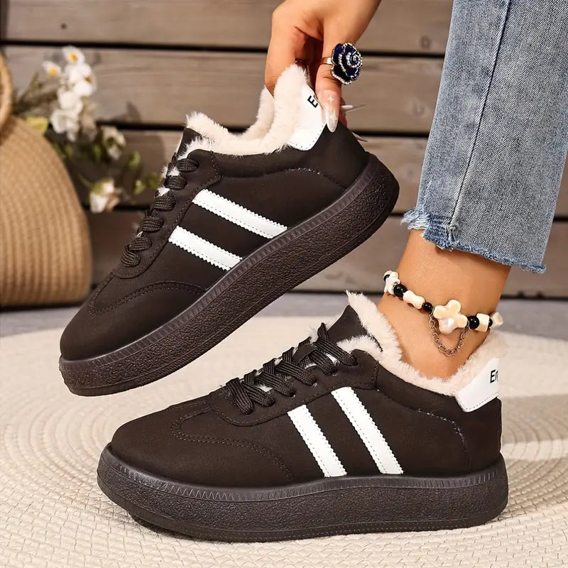 Bequeme Baumwoll-Sneaker mit warmem Innenfutter R&B R&B