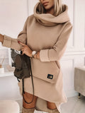 R&B | Kapuzen Sweatkleid