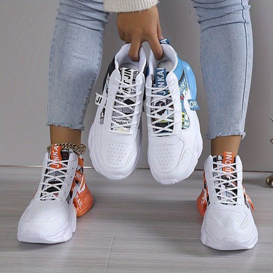 Bequeme, rutschfeste Knöchelsneaker mit Schnürsenkeln R&B