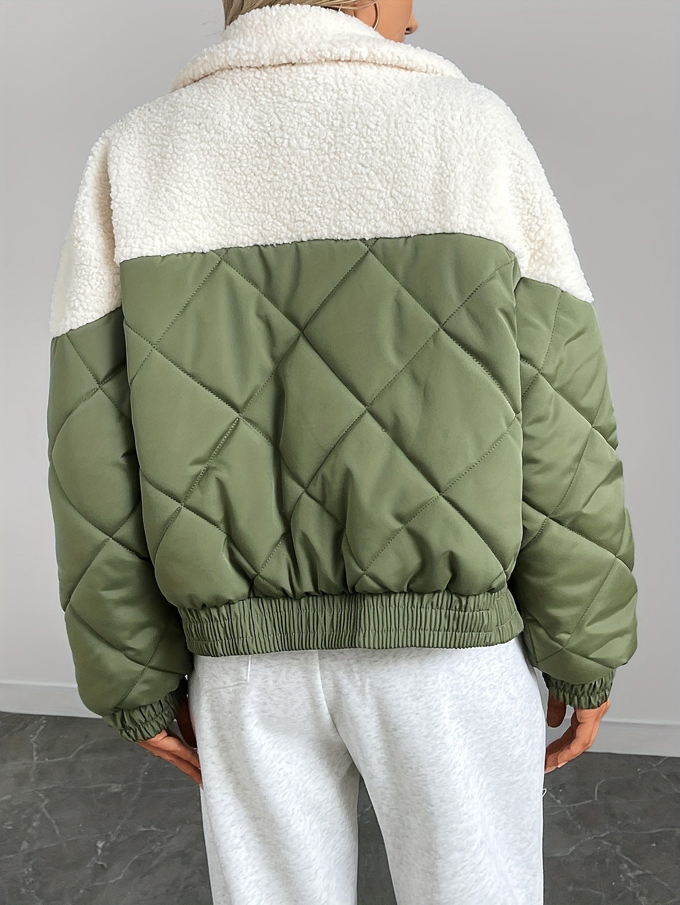 R&B | Zwischenjacke Lässiger Rundhals Lange Ärmel Herbst/winter