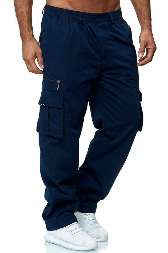 R&B | Bequeme Herren Cargo Hose mit Mehreren Taschen
