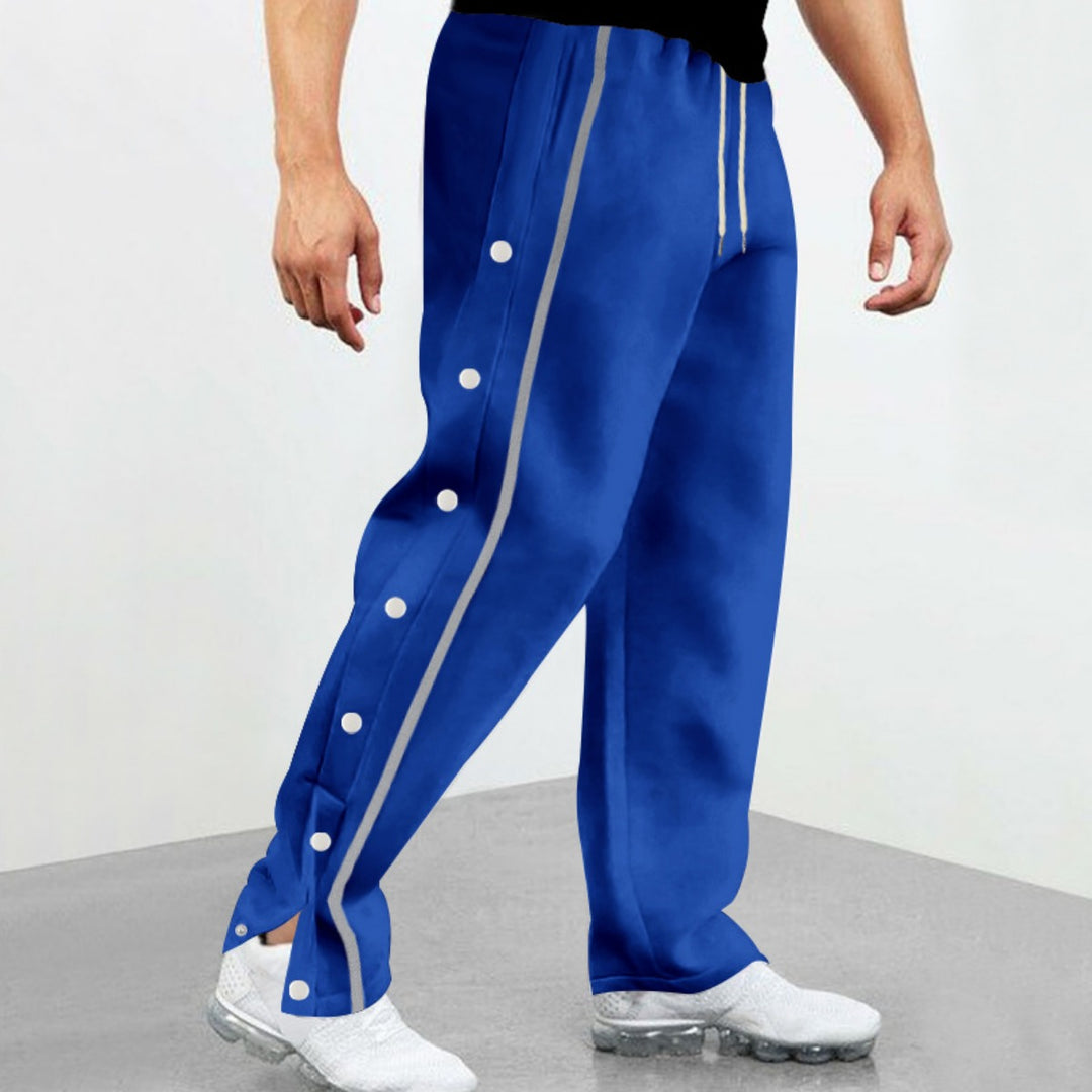 R&B | Gerade Sporthose mit Knöpfen