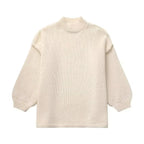R&B | Strickpullover mit Rollkragen und stylischen Puffärmeln