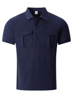 R&B | Poloshirt mit Doppeltasche und Revers
