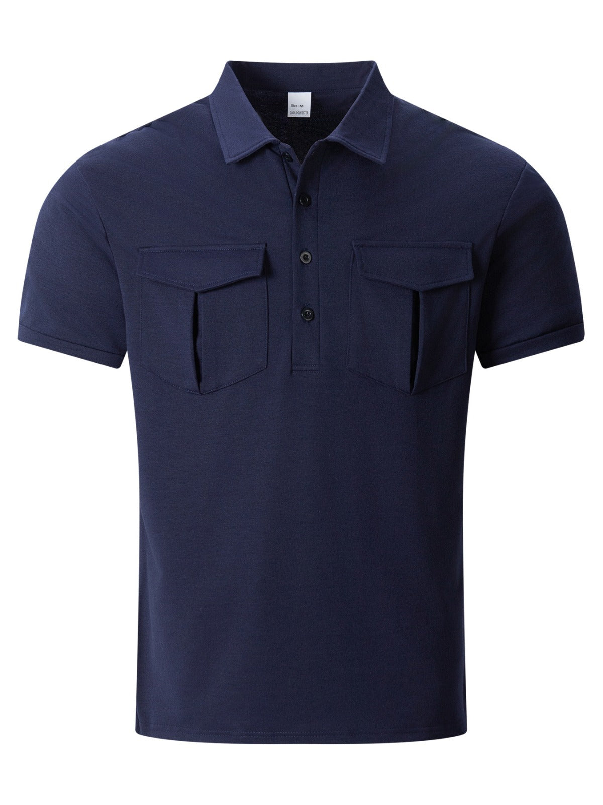 R&B | Poloshirt mit Doppeltasche und Revers