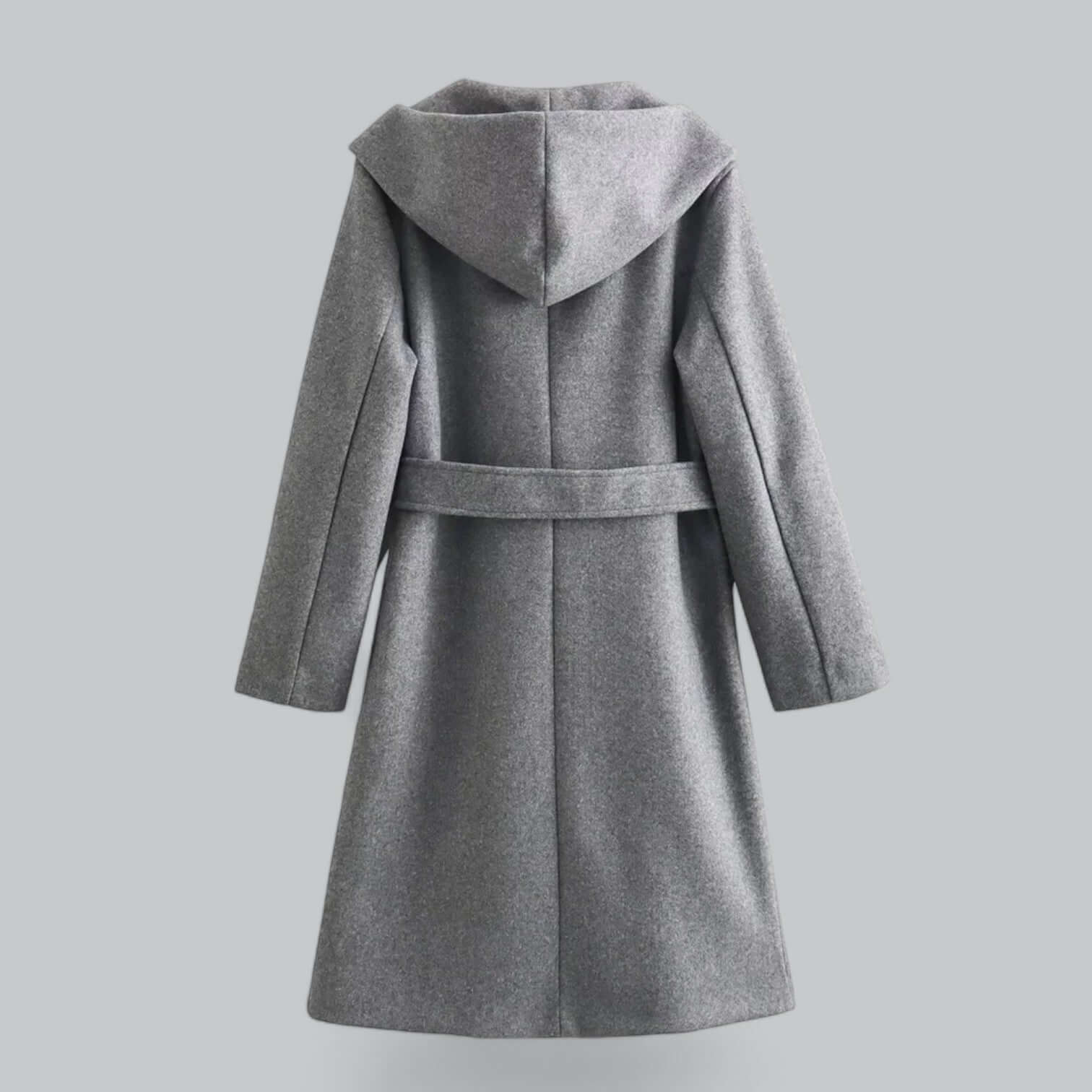 R&B | Damen Kapuzen Lang Trenchcoat