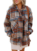 R&B | Gitterhemdjacke Im Flanell-look Wollmischung Warm und Trendy
