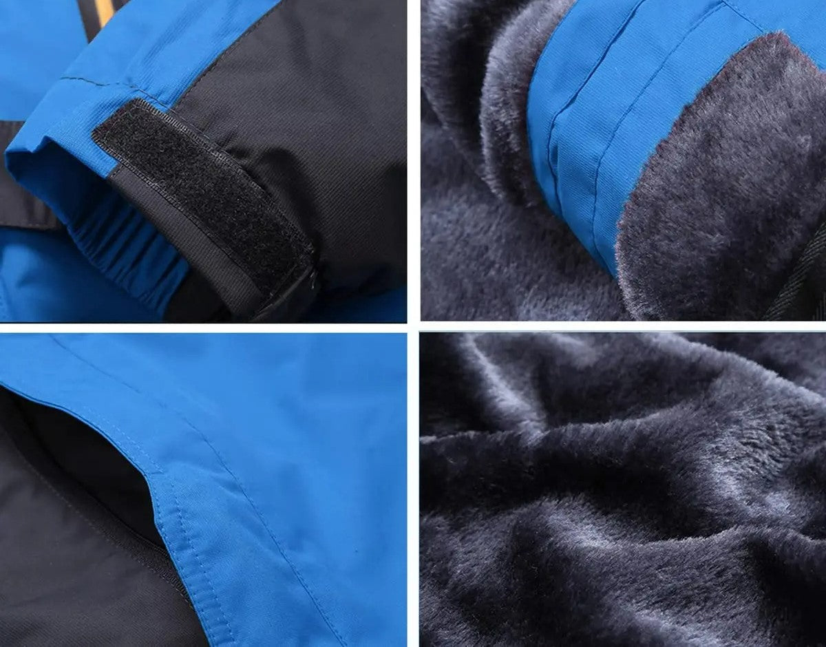 R&B | Wasserdichte Jacke mit Fleece-Futter