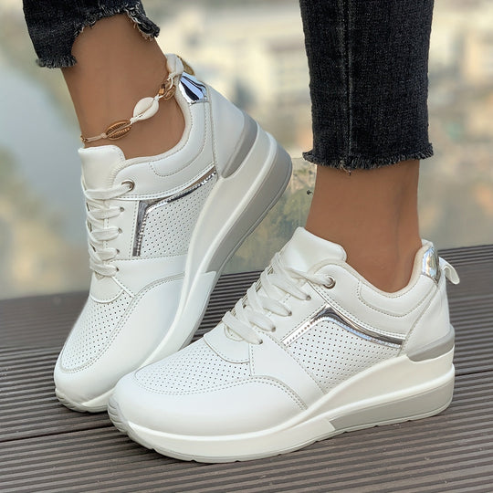 R&B | Einfarbige Sneaker Für Damen Ideal Für Den Alltag