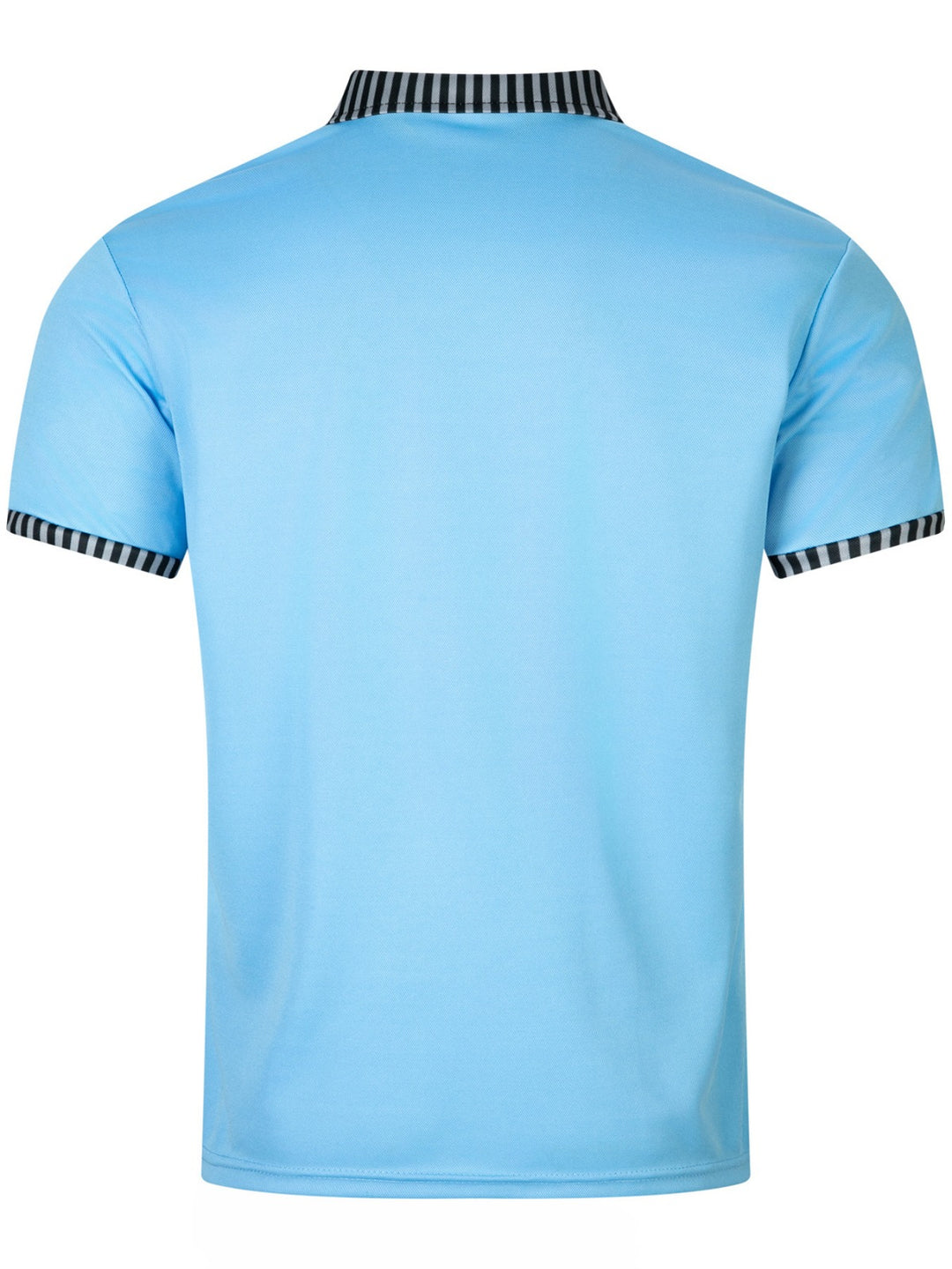 R&B | Tasche Knopf Revers gestreiftes Farbschema T-Shirt