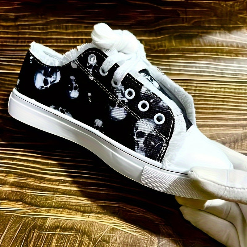 Turnschuhe Mit Totenkopfdruck Luna R&B