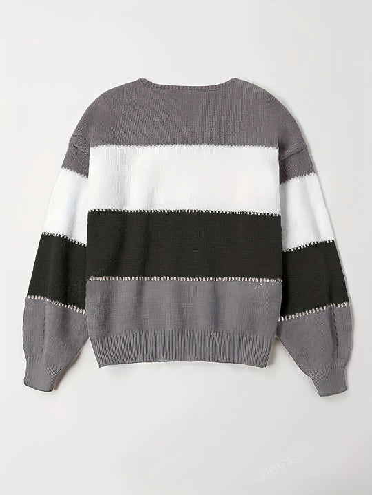 R&B | Farbblock Pullover