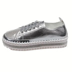 bequeme orthopädische Sneakers mit Pailletten R&B R&B