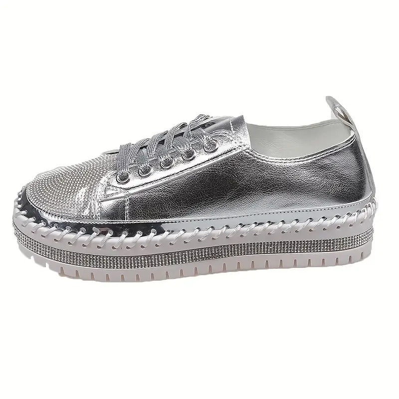 bequeme orthopädische Sneakers mit Pailletten R&B R&B